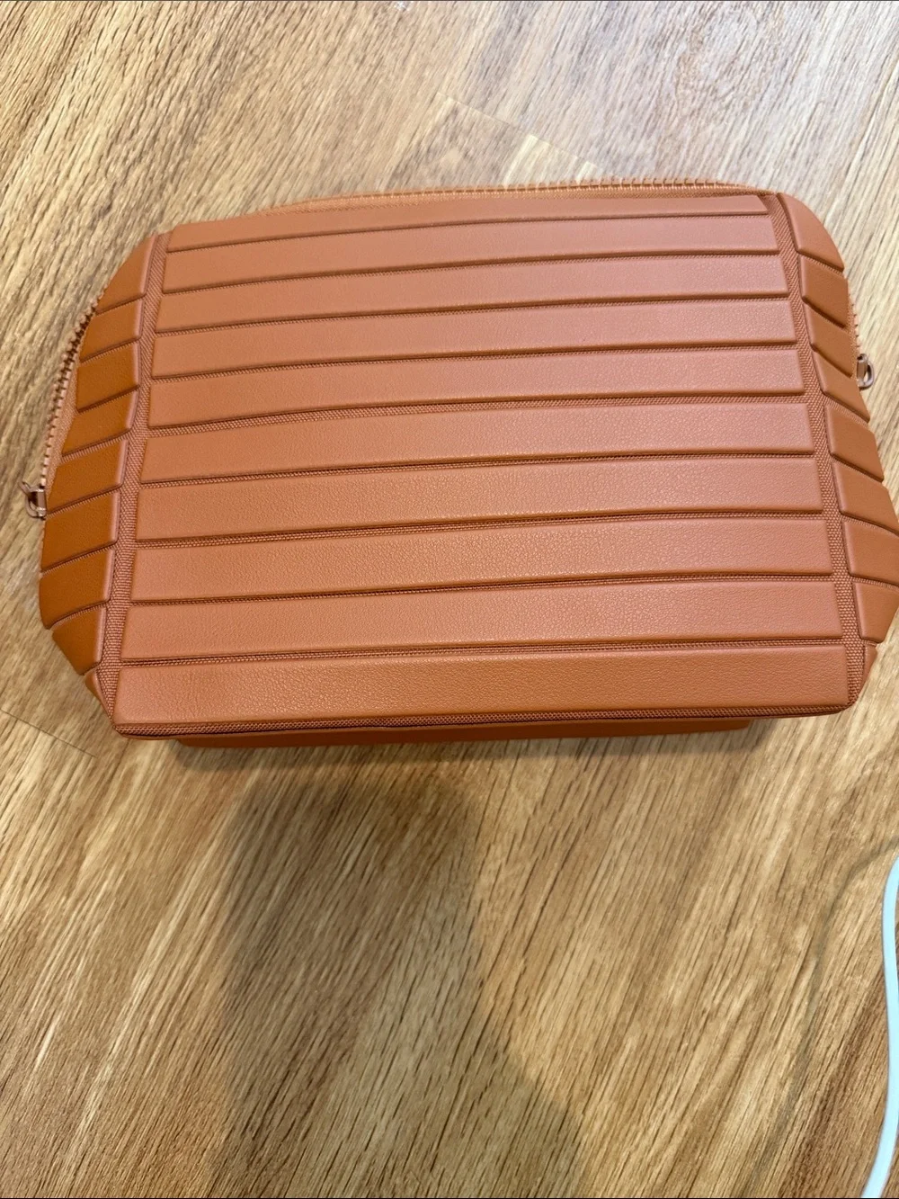 Makeup bag cosmetic Structured Clutch water proof as seen in designer stores